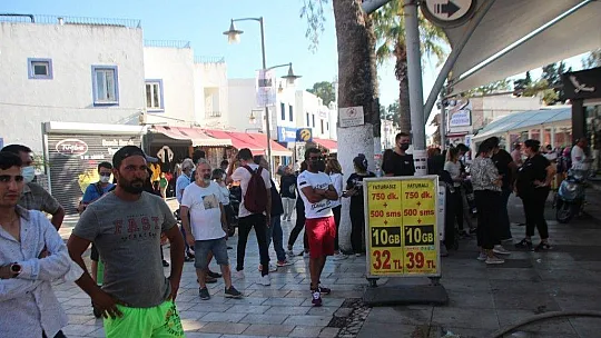 Bodrum çarşısında yangın paniği