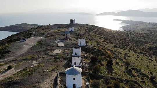 Bodrum'da 300 yıllık tarihi değirmenlerde utanç verici görüntüler