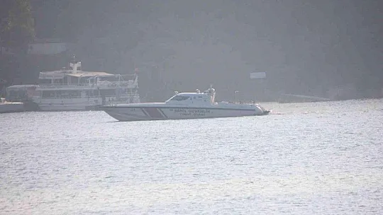 Bodrum'da alargadaki tekne battı