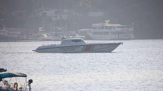 Bodrum'da alargadaki tekne battı