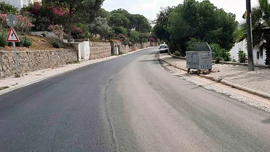 Altyapısı tamamlanan yerler asfaltlanıyor