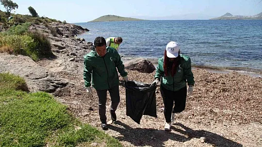 Bodrum'da bahar temizliği sürüyor