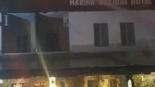 Bodrum'da bir otelin terasında çıkan yangın korkuttu