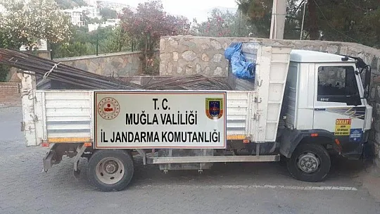 Bodrum'da demir hırsızları yakalandı