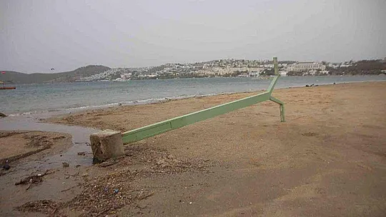 Bodrum'da fırtına kabusu