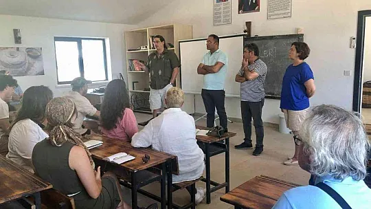 Bodrum'da iklim krizi üzerine çalışma yaptılar