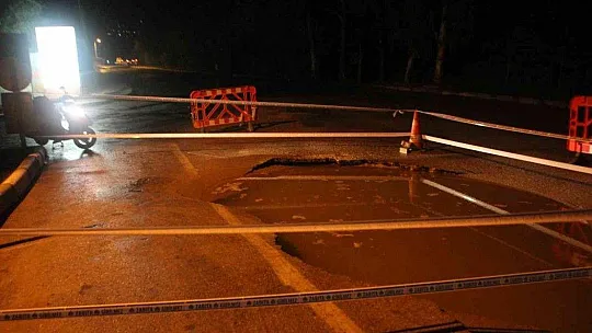 Bodrum'da isale hattı yine patladı