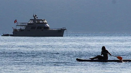 Bodrum'da Kasım ayında deniz keyfi