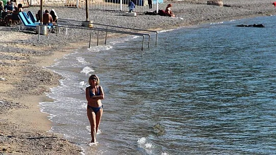 Bodrum'da Kasım ayında deniz keyfi