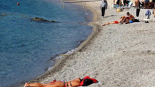 Bodrum'da Kasım ayında deniz keyfi