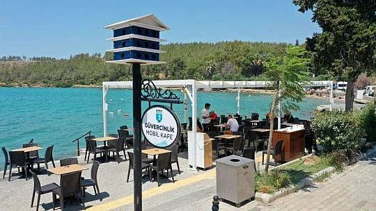 Bodrum'da mobil kafelere büyük ilgi