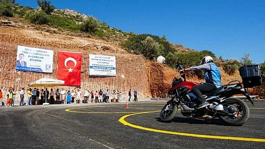 Bodrum'da Motosiklet Eğitim ve Sınav Alanı hizmete girdi