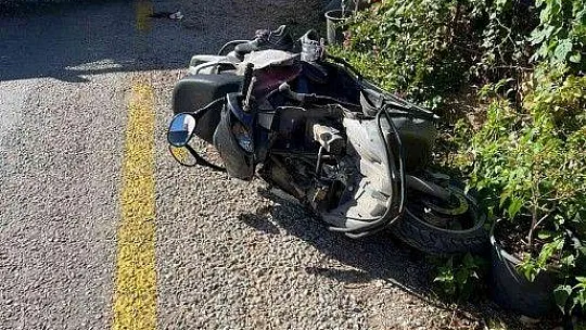 Bodrum'da motosikletle otomobil çarpıştı: 1 ölü