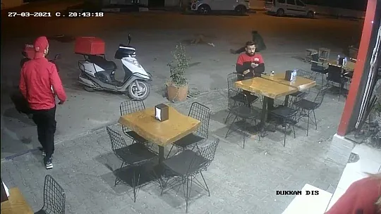 Bodrum'da pitbull saldırısı güvenlik kameralarına yansıdı