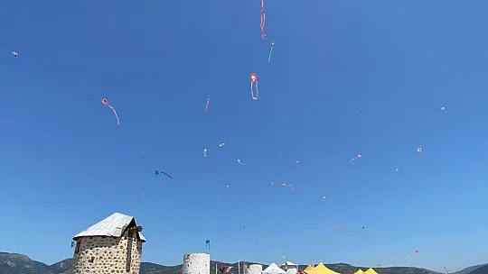 Bodrum'da renkli uçurtma festivali