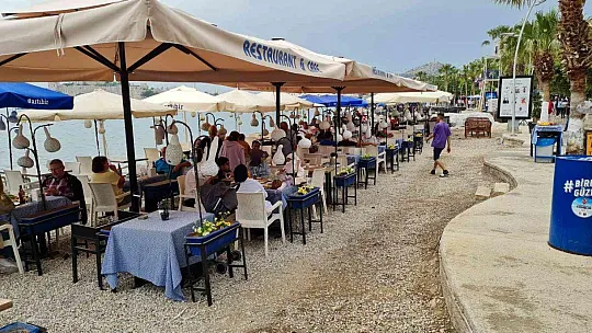 Bodrum'da sahiller boş kaldı