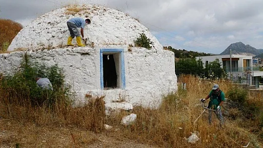 Bodrum'da sarnıçlar bakıma alındı