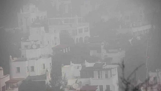 Bodrum'da sis etkili oldu