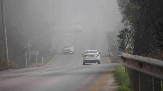 Bodrum'da sis etkili oldu