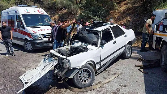 Bodrum'da trafik kazası: 1 ölü, 3 yaralı