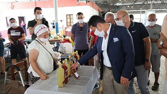 Bodrum'da üretici pazarı açıldı