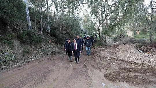 Bodrum'da yanan ormanlık alan kaçak hafriyatla doldu