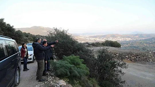 Bodrum'da yanan ormanlık alan kaçak hafriyatla doldu