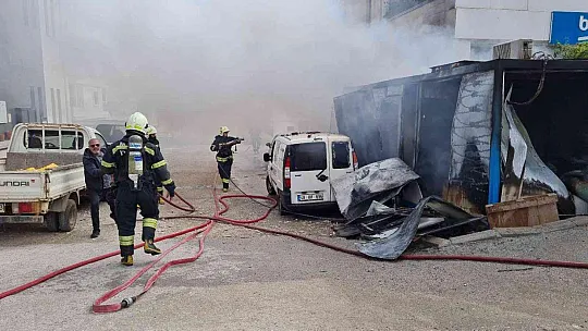 Bodrum'da yangın paniği