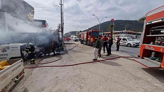 Bodrum'da yangın paniği