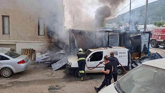 Bodrum'da yangın paniği