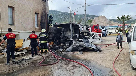 Bodrum'da yangın paniği