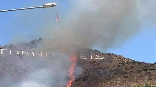 Bodrum'da yangın