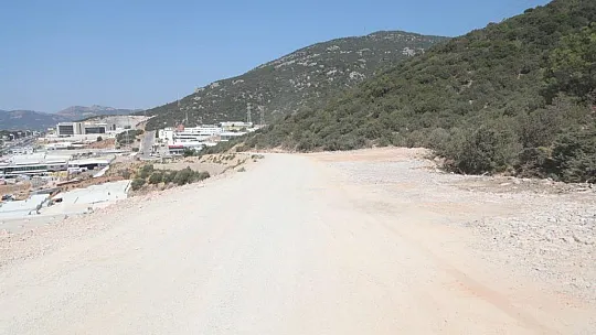 Bodrum'da yeni hastane yolu yapımında sona gelindi