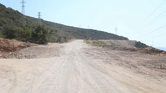 Bodrum'da yeni hastane yolu yapımında sona gelindi