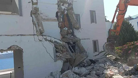 Bodrum'da yıllardır süren kaçak yıkımlar devam ediyor
