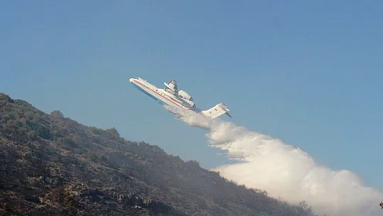 Bodrum'daki orman yangını 5 saatte kontrol altına alındı