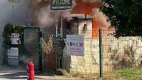 Bodrum'daki trafo yangını tedirgin etti