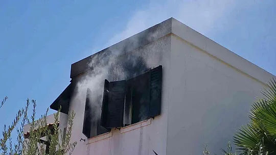 Bodrum'daki villada yangın paniği