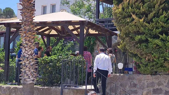 Bodrum'daki villada yangın paniği