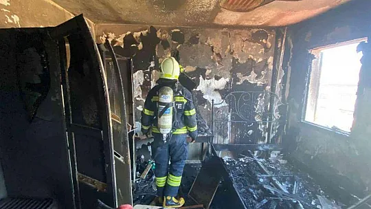 Bodrum'daki villada yangın paniği