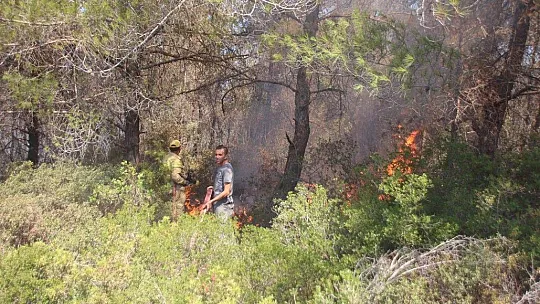 Bodrum'daki yangın bölgesinde risk devam ediyor