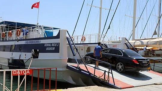 Bodrum-Datça feribot seferleri arttırıldı