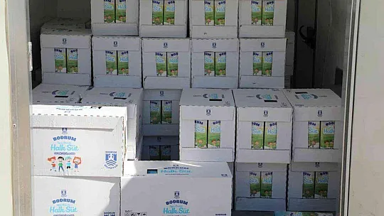 BODRUM HALK SÜT'ÜN DAĞITIMI SÜRÜYOR