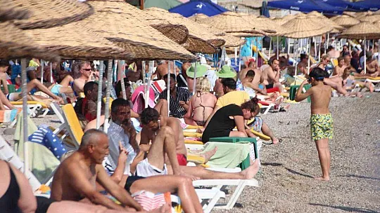 Bodrum sahillerinde yoğunluk
