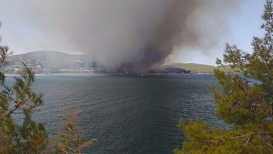 Bodrum semalarını duman kapladı