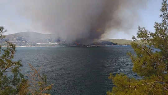 Bodrum semalarını duman kapladı