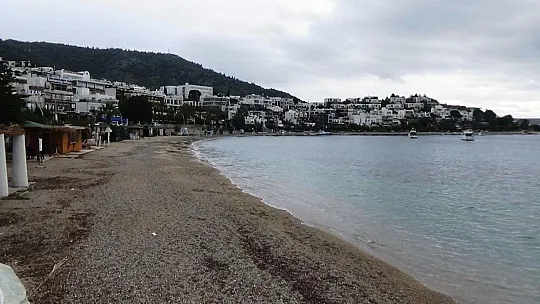 Bodrum sokakları bom boş kaldı