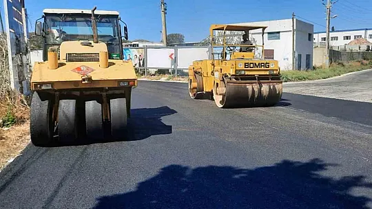 Sıcak asfalt çalışması tamamlandı