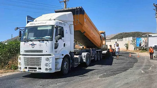 Sıcak asfalt çalışması tamamlandı