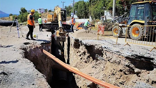 Bodrum'un 30 Bin metre kanalizasyonu tamamlandı